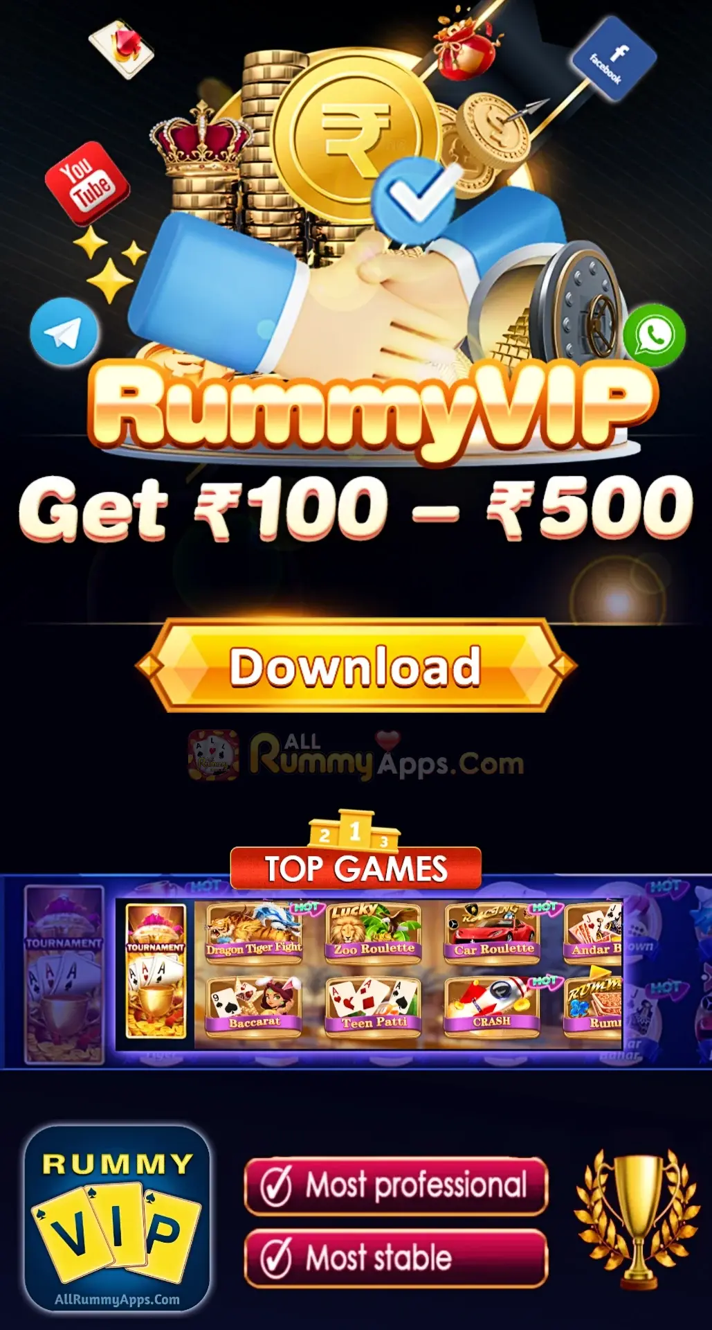 Rummy VIP App All Rummy App List